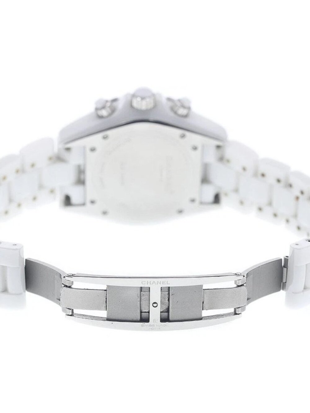 CHANEL J12 H1664 White Ceramic Black Diamond Bezel Automatic Men's Watch_959916 - Picture 4 of 6